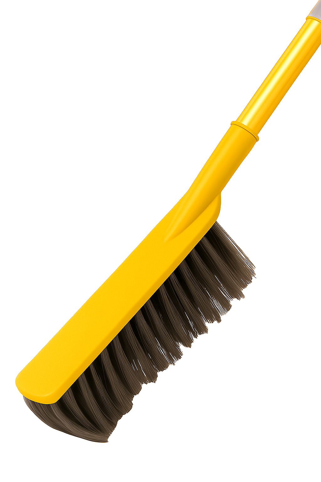 Dust Cleaning Brush For Car Seat, Mats - Yellow